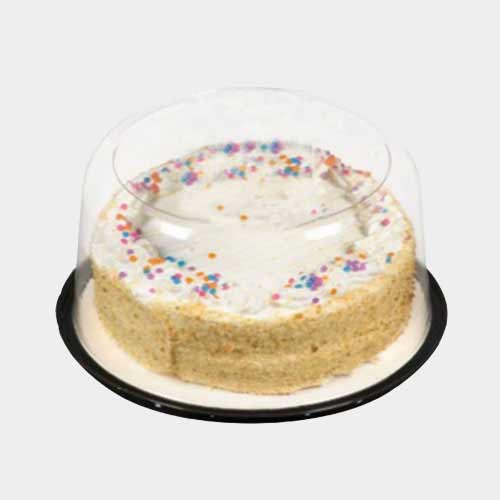 Round Shape Vanilla Cake